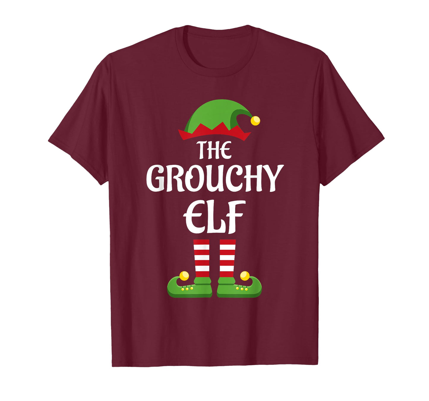Grouchy Elf Family Matching Group Christmas T-Shirt