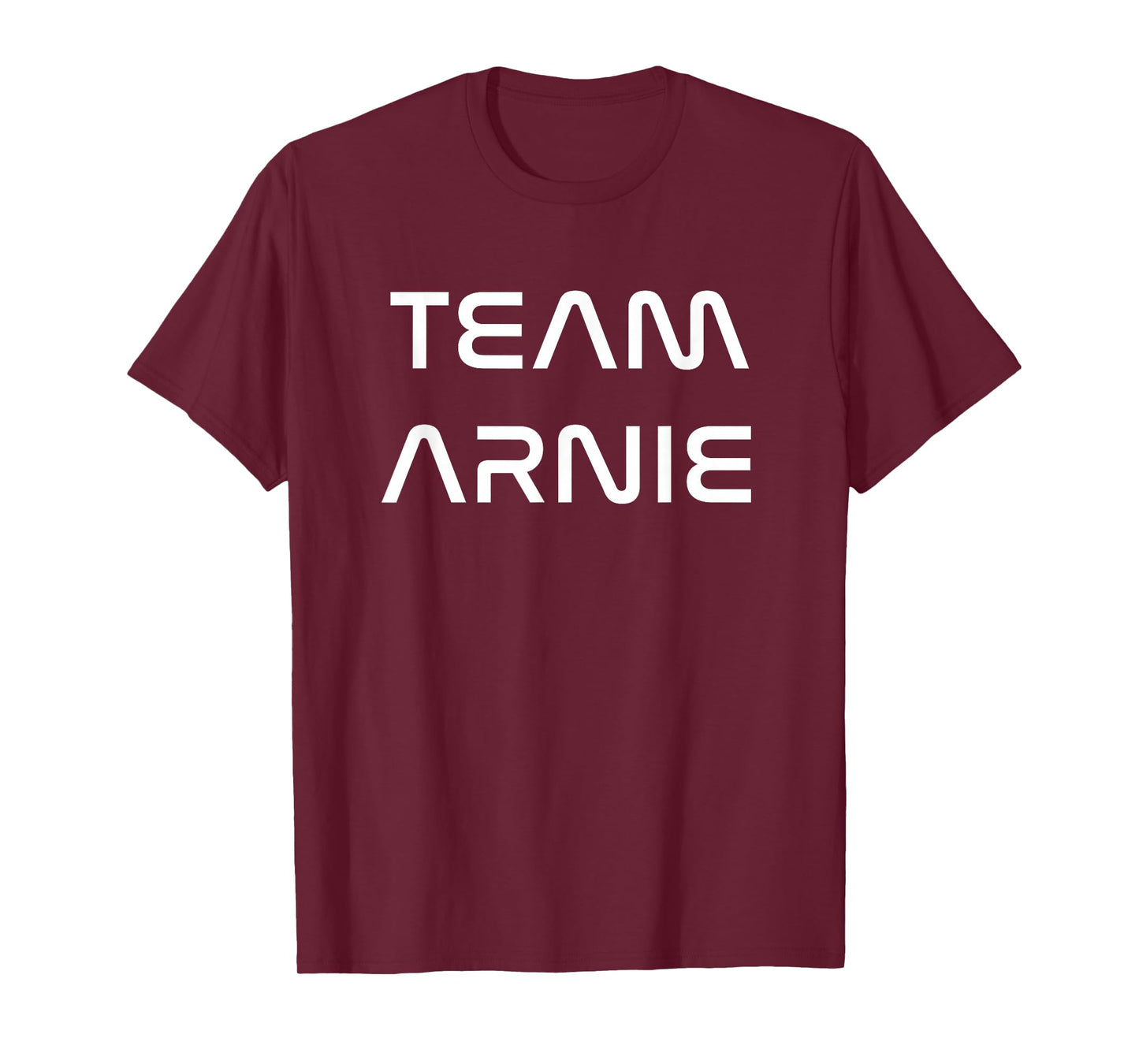 Cool White Font: Team Arnie T-Shirt