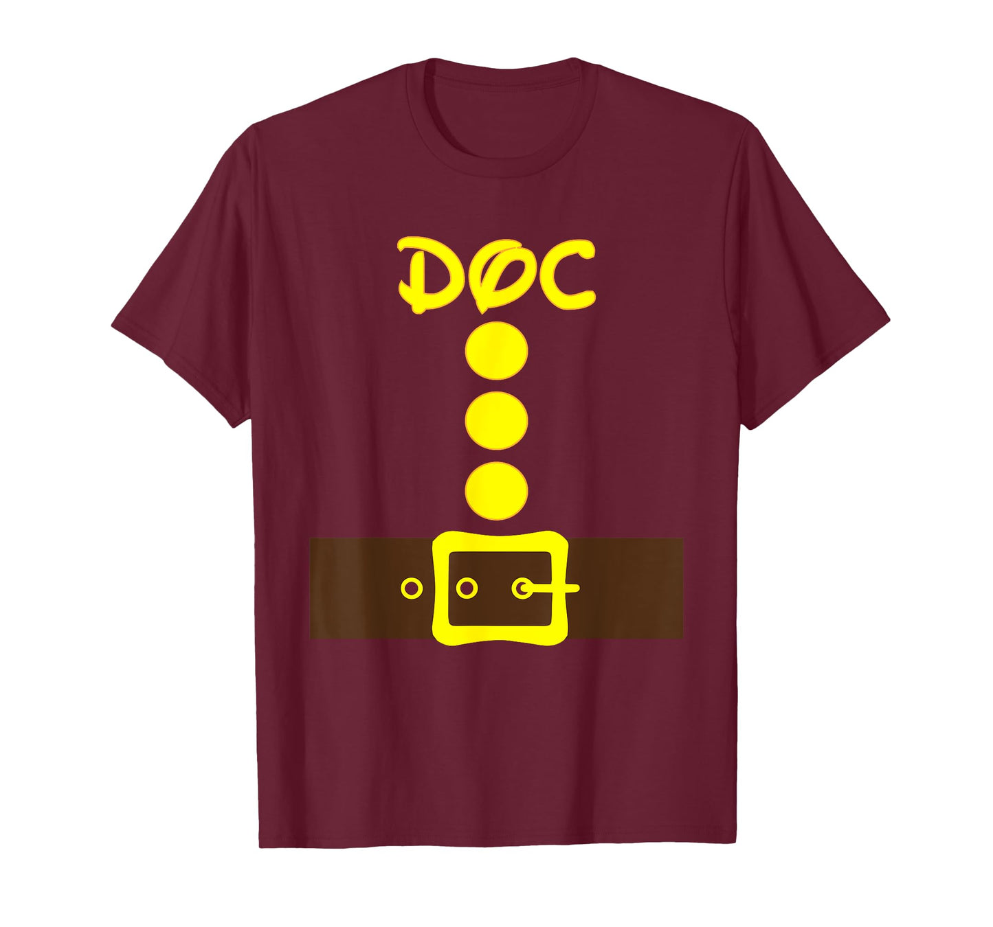 Dwarf Easy Halloween Costume Men Women Kids Matching Color T-Shirt