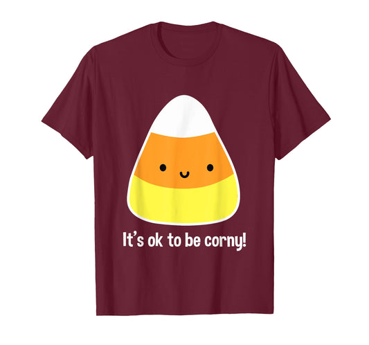Funny Candy Corn Design for Women Cute Kawaii Halloween T-Shirt