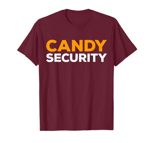 Candy Security Shirt Men Women Kids Halloween Costume T-Shirt