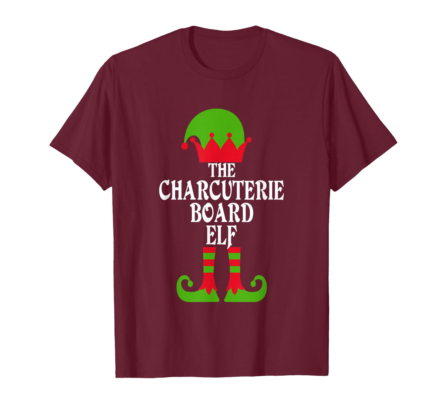 Charcuterie Board Elf Christmas T-Shirt
