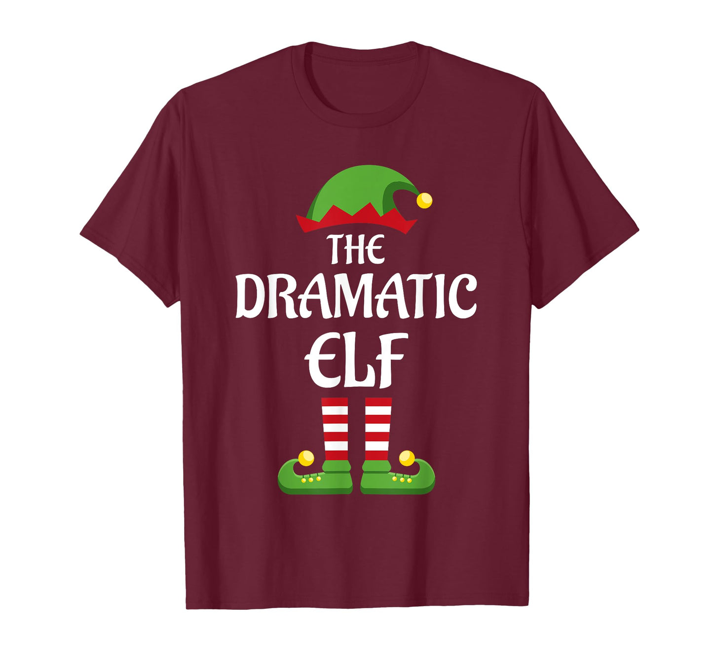 Dramatic Elf Family Matching Group Christmas T-Shirt