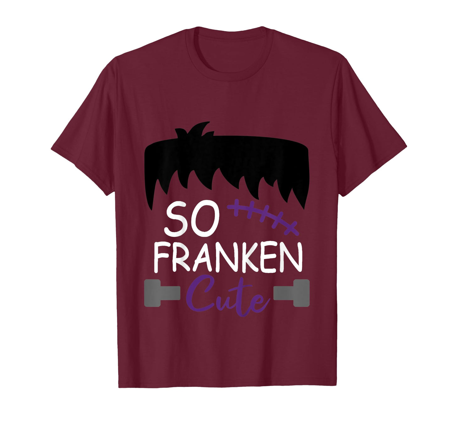 Kids So Franken Cute Toddler Boy Halloween Costume Scary Funny T-Shirt