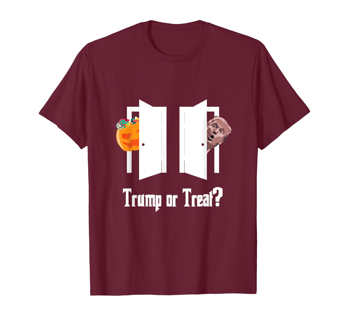 Trump Trick or Treat Halloween Funny T-Shirt