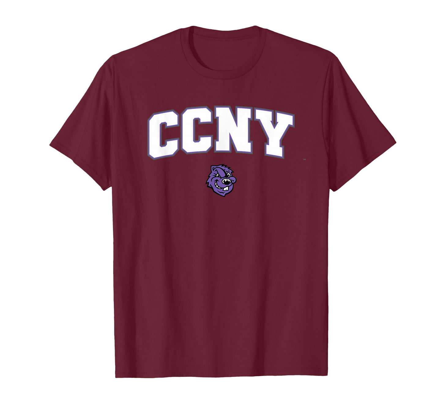 City College of New York CCNY Beavers Arch Logo T-Shirt