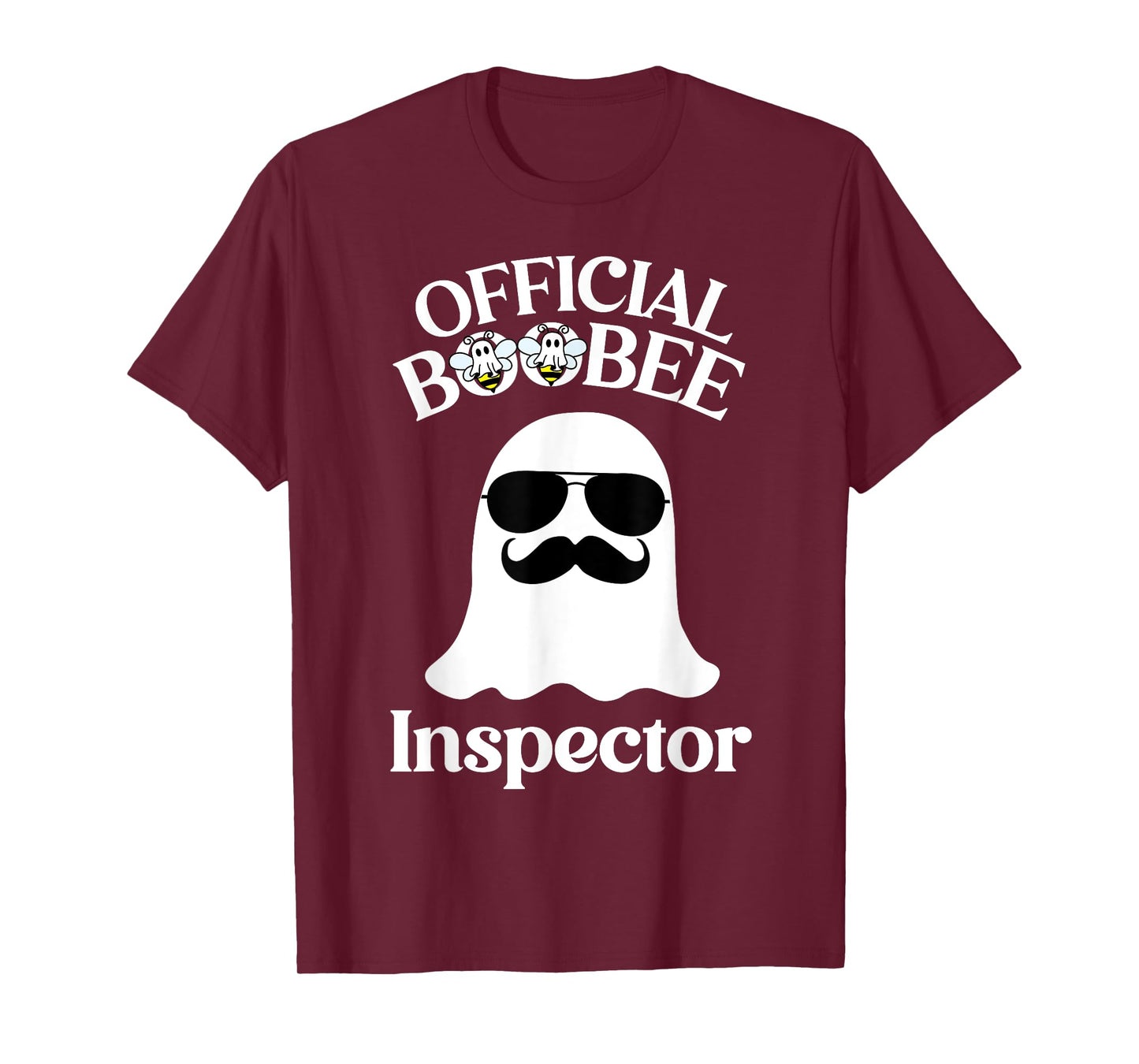 Boo-Bee Inspector Lazy DIY Halloween Costume Funny Ghost T-Shirt