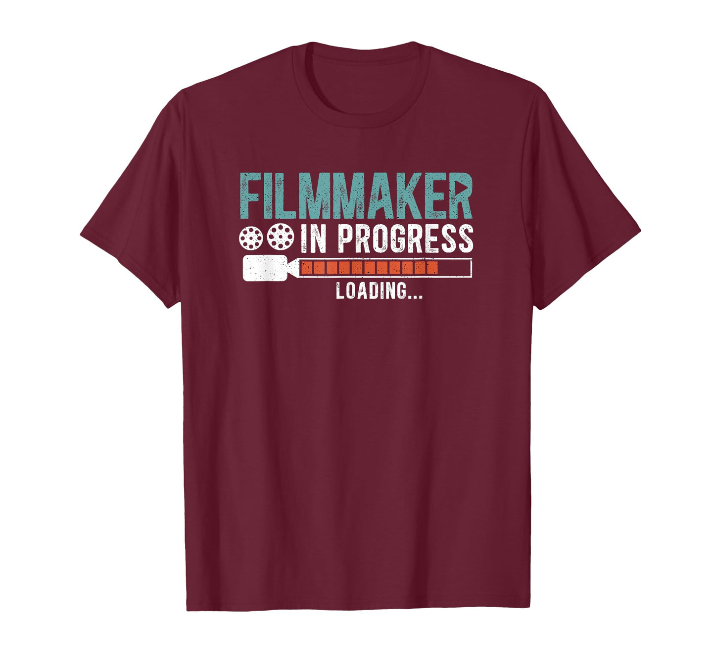 SHIRTSIDE Film Maker Unisex-Adults Black T-Shirt Movie Maker Editor T-Shirt Small