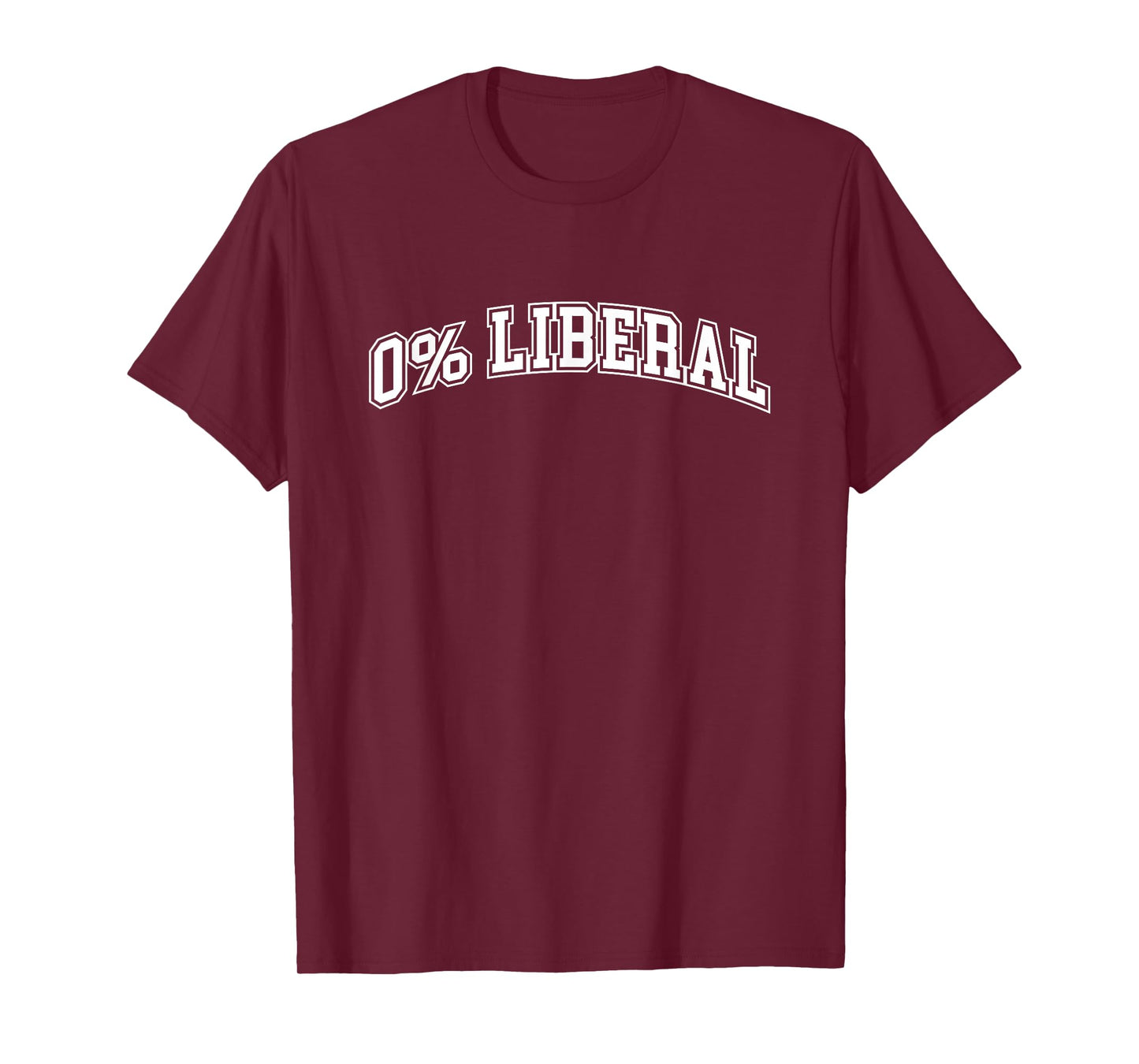 0% Liberal T Shirt, 0 Percent Liberal Shirt, Republican Tee T-Shirt