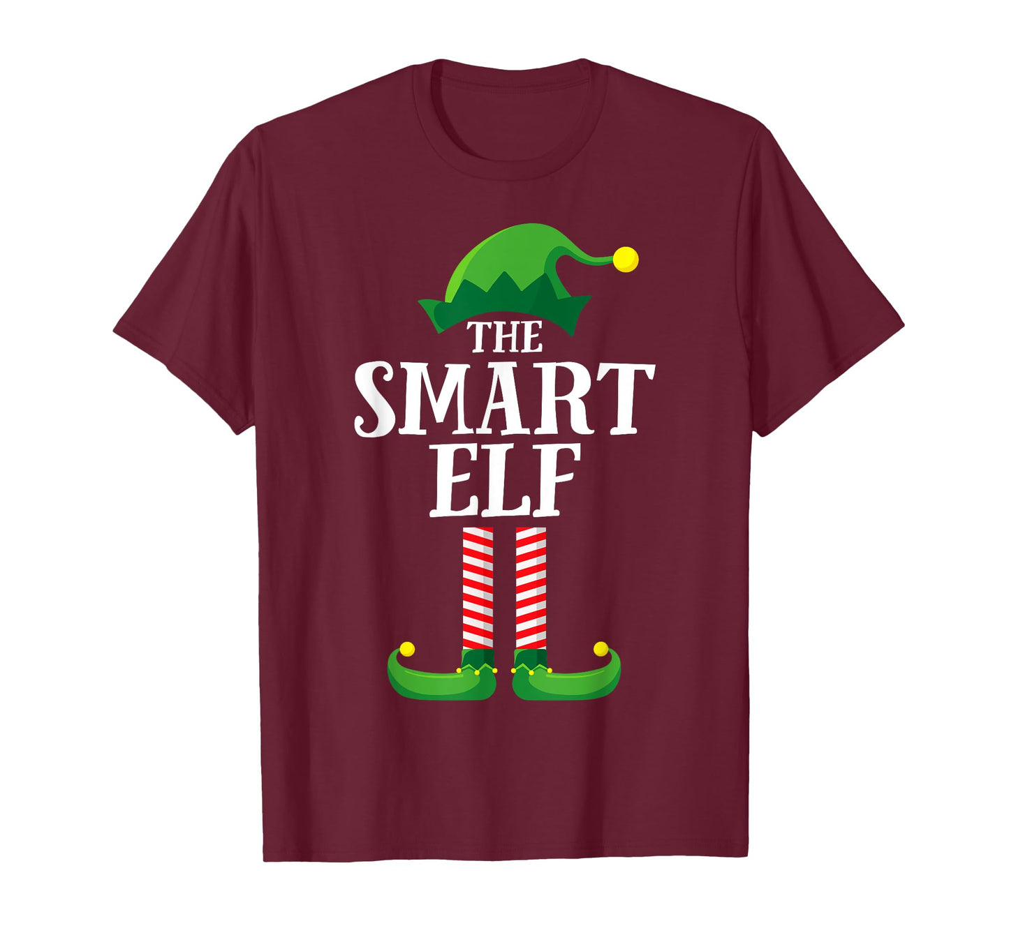 Smart Elf Matching Family Group Christmas Party Pyjamas T-Shirt