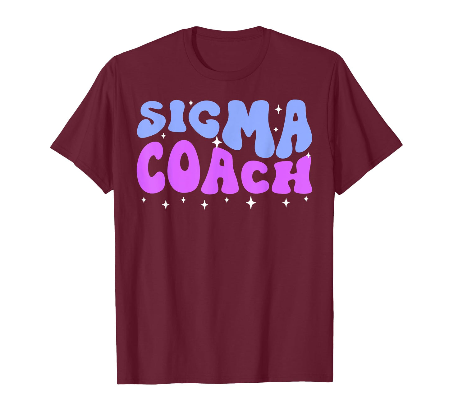 Sigma Coach Lone Wolf Stoic Strategist Groovy Art T-Shirt