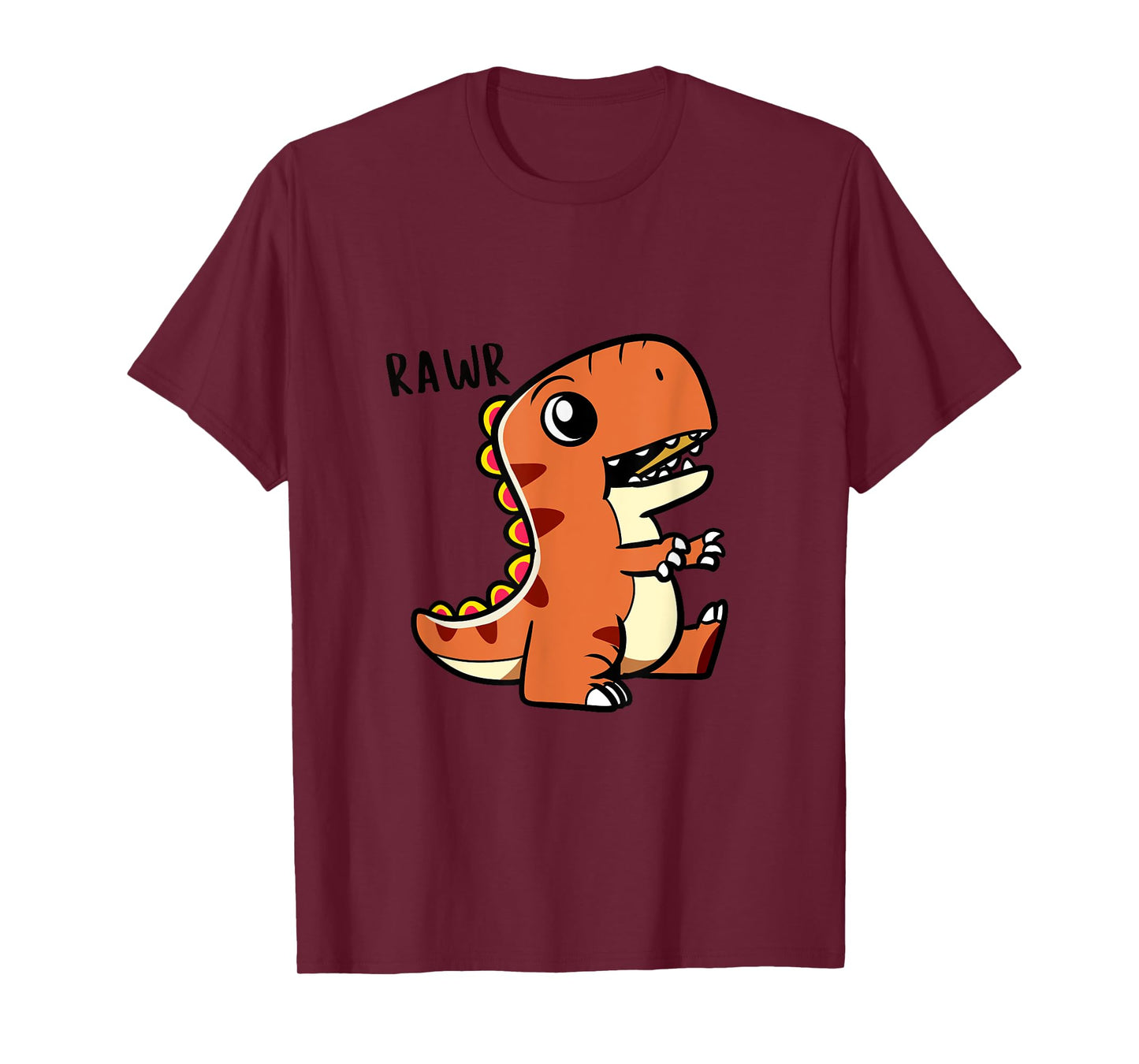 Kids Dino Rawr Trex Cartoon Dinosaur Monster T-Shirt