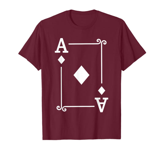 Playing Cards Costume - Ace Diamonds Card - Ace Card T-Shirt