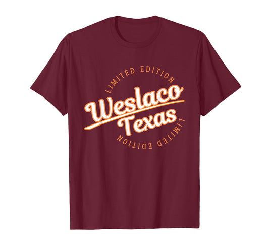 Retro Athletic Weslaco TX Apparel T-Shirt