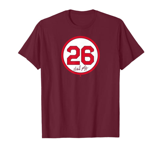 Wade Boggs: Number Circle - Boston Baseball T-Shirt