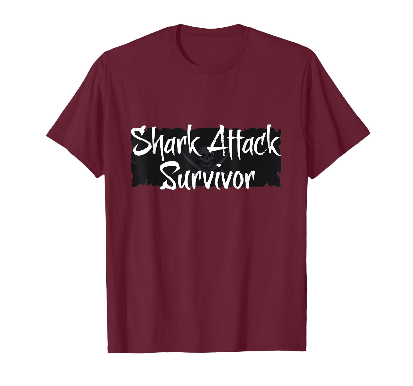 Bliptee Gamer Shark Attack Survivor pirate tshirt T-Shirt