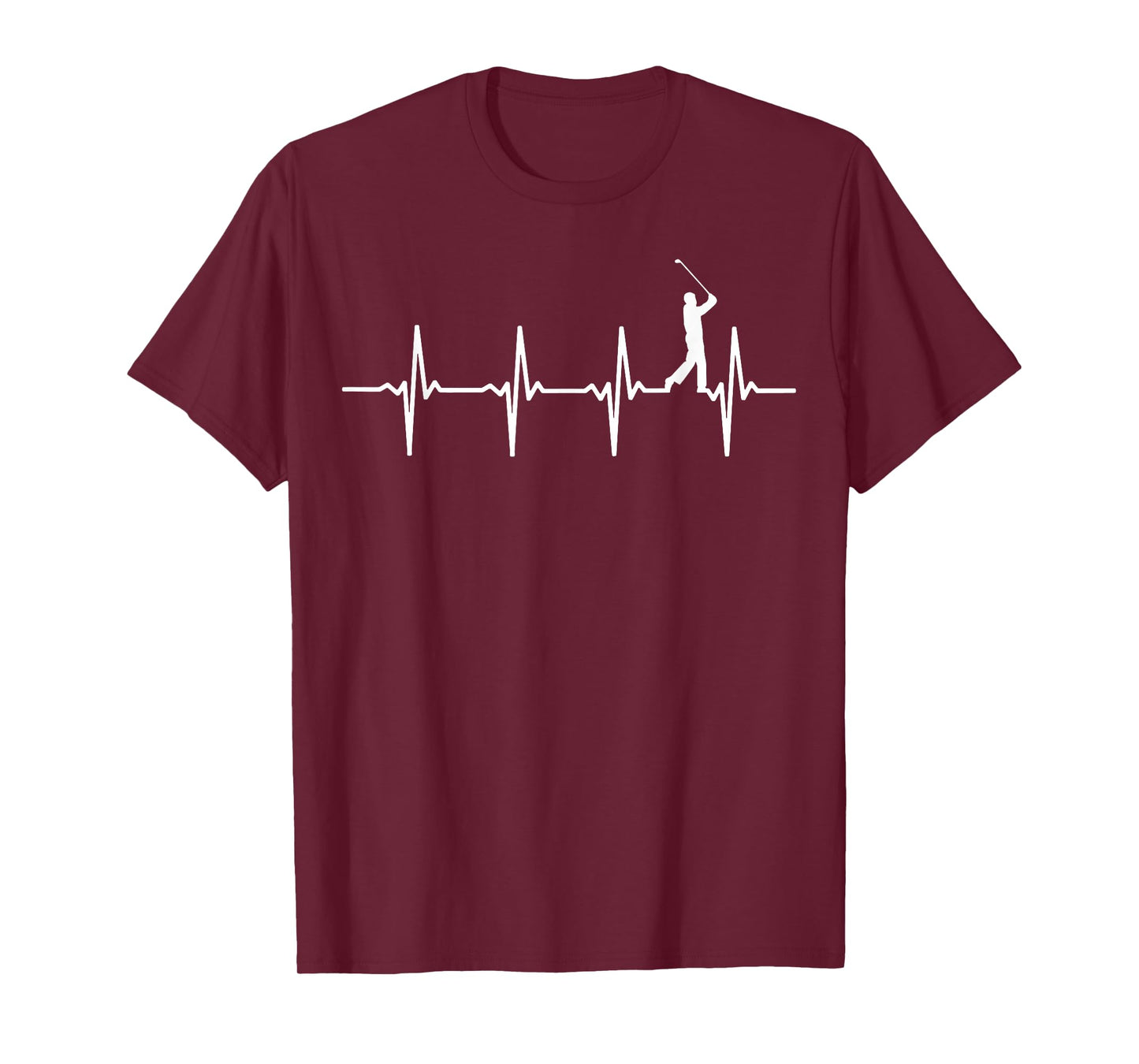Golf heartbeat t-shirt for golfers T-Shirt
