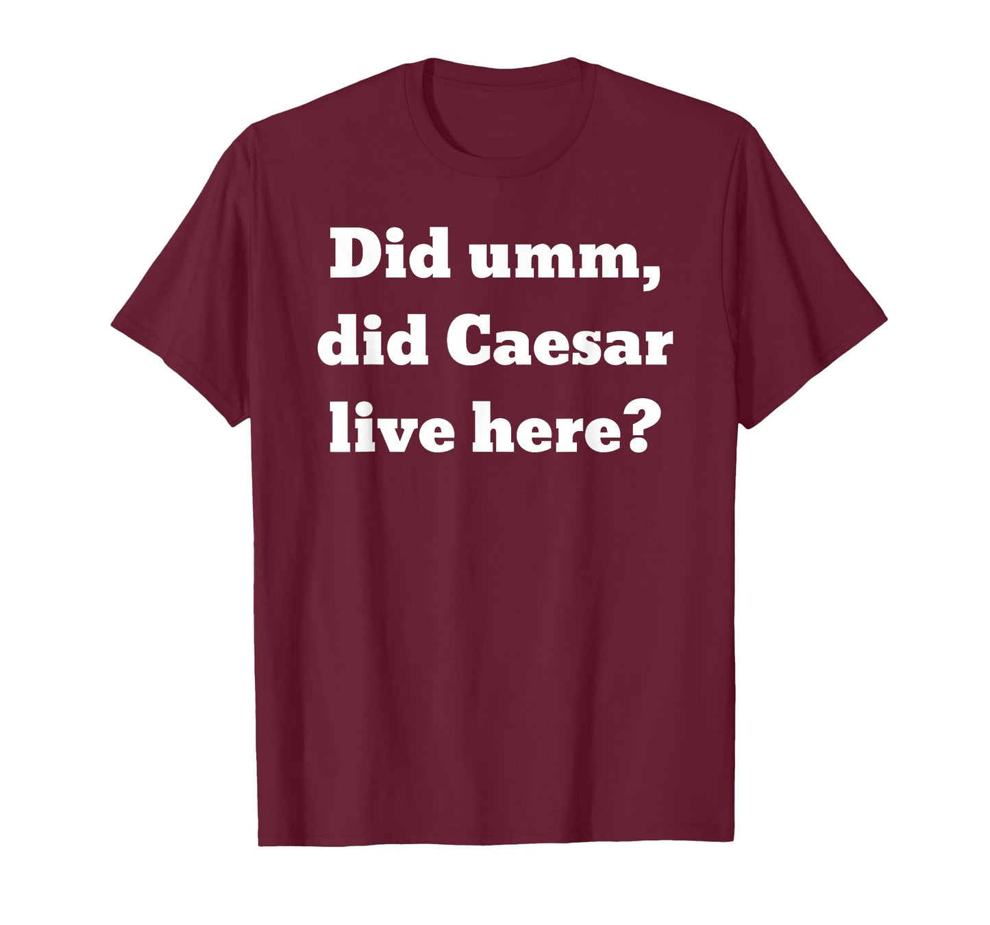 Did UMM, did Caesar Live here? T-Shirt