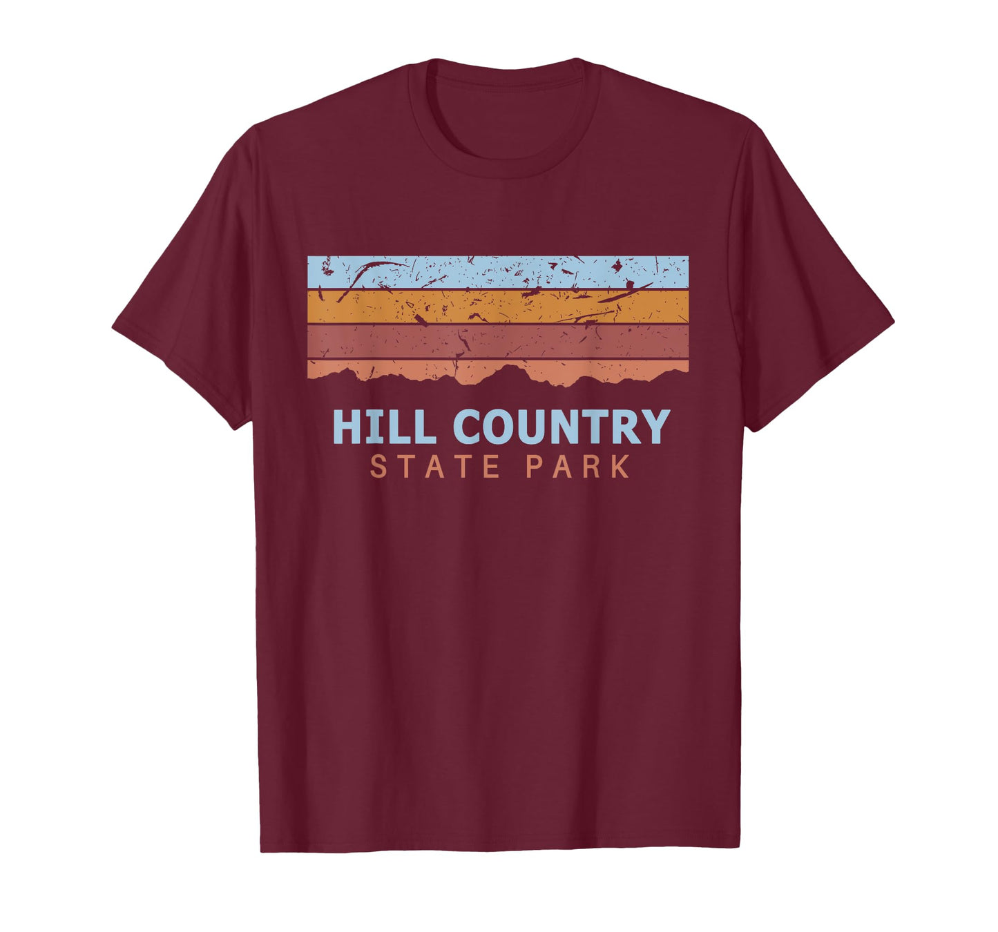 Hill Country State Park Texas Retro Cool T-Shirt