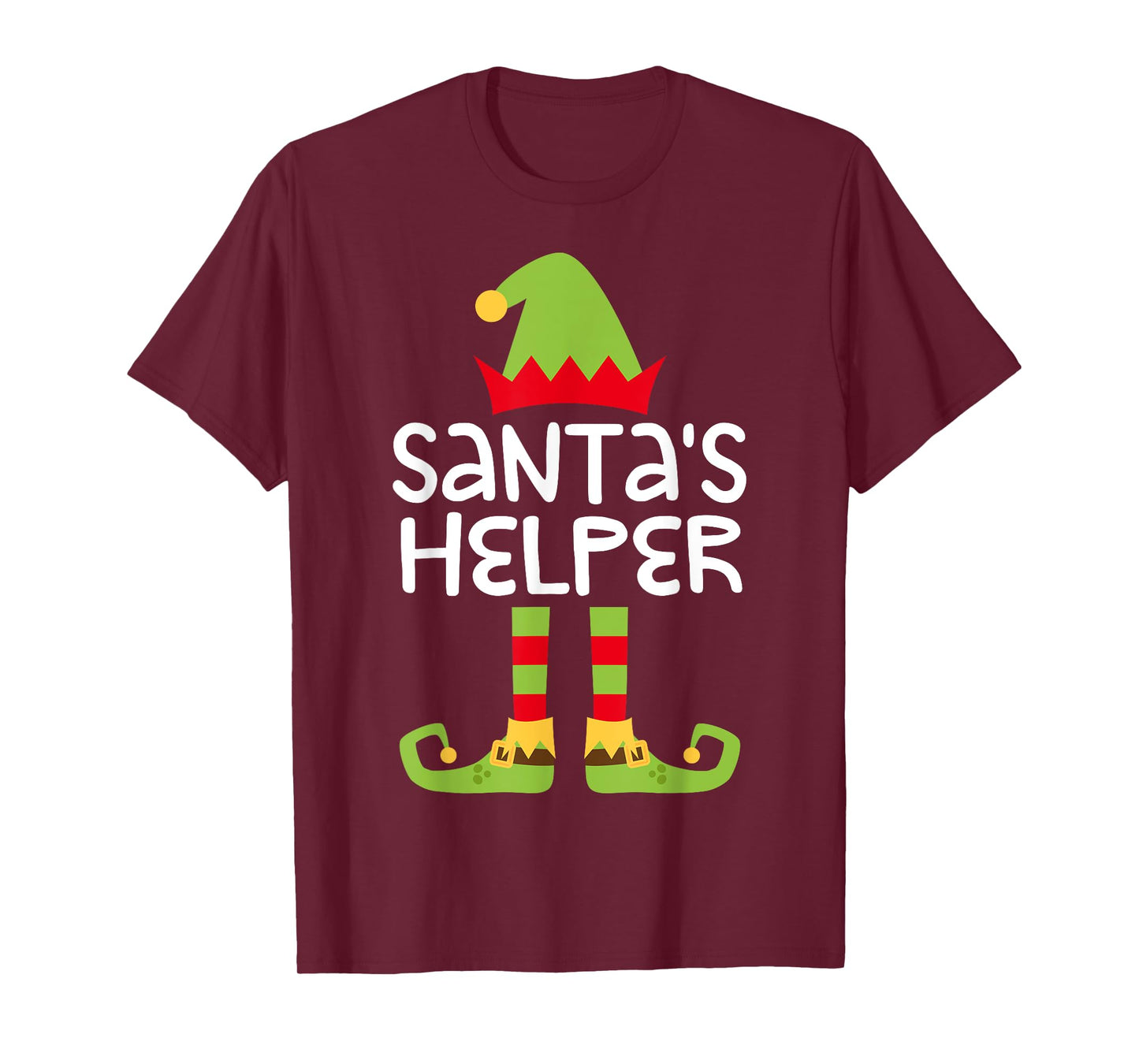 Santa's Helper T-Shirt Matching Christmas Elf Shirt T-Shirt