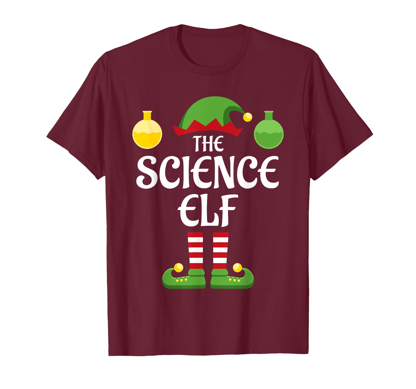 Science Elf Family Matching Group Christmas T-Shirt