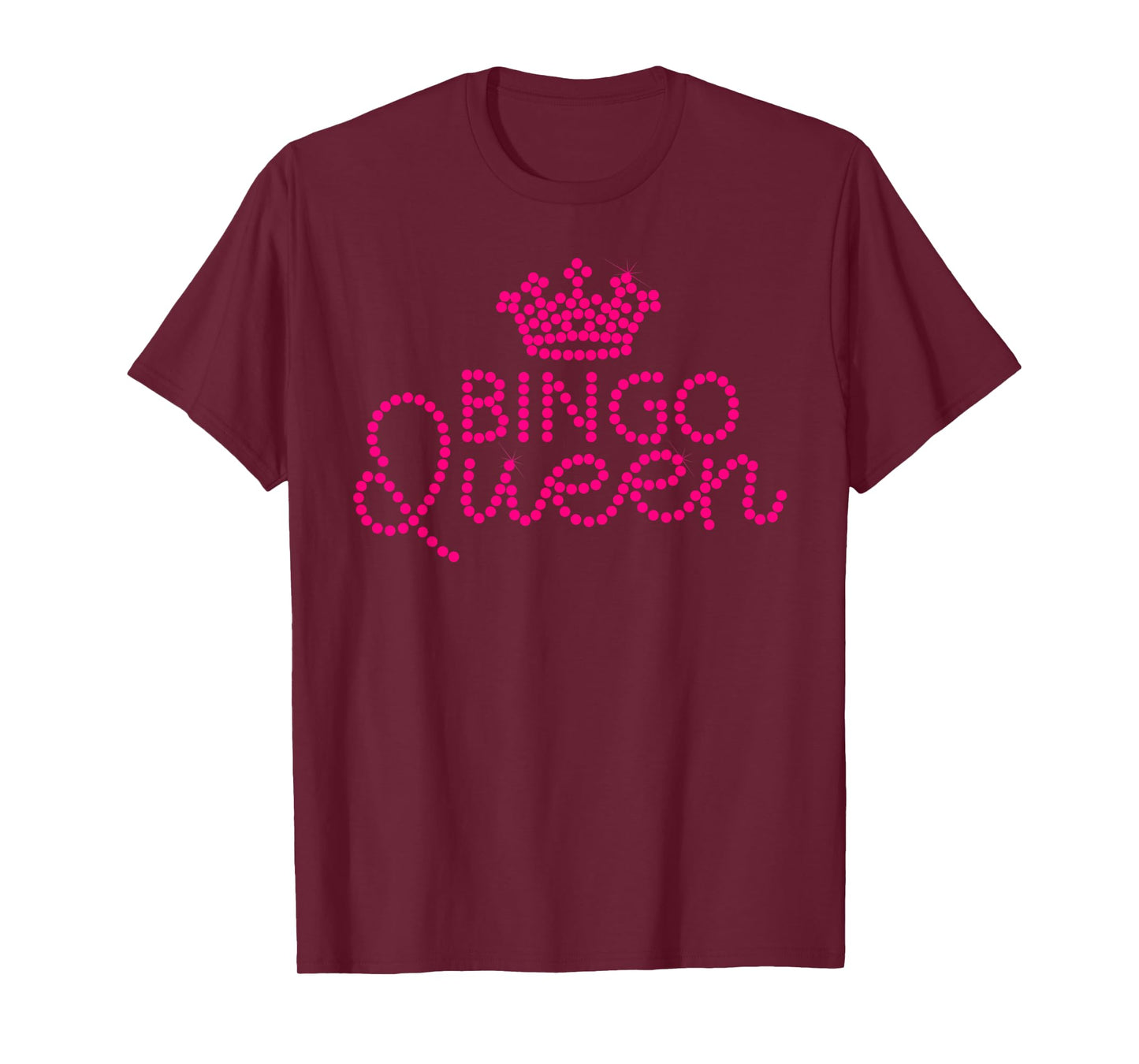 Funny Bingo Queen Casino Players Gambler Lucky Women Gift T-Shirt