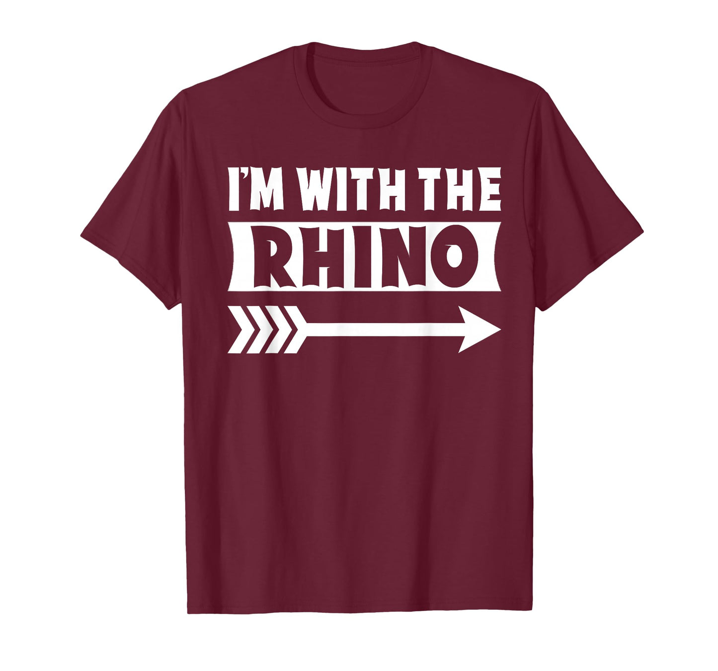 I'm With The Rhino Halloween Costume Rhino Halloween T-Shirt