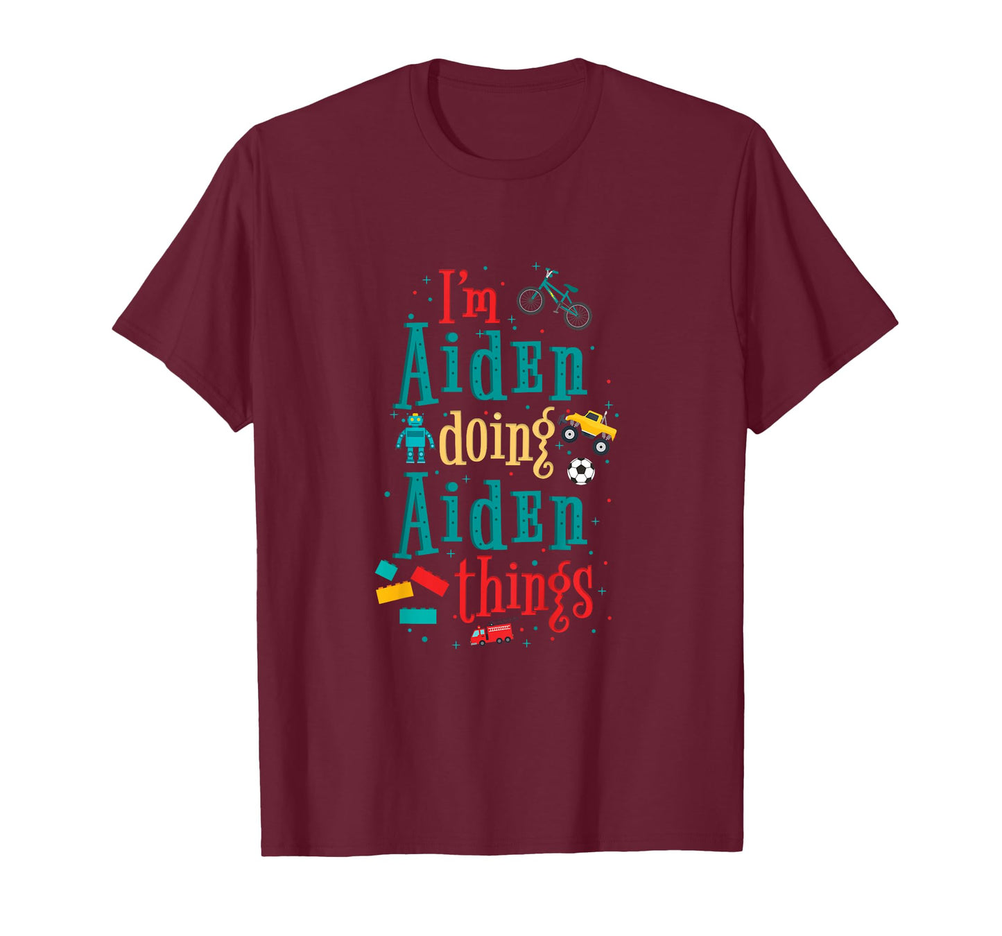 Kids I'm Aiden Doing Aiden Things Cute Boys Gift T-Shirt