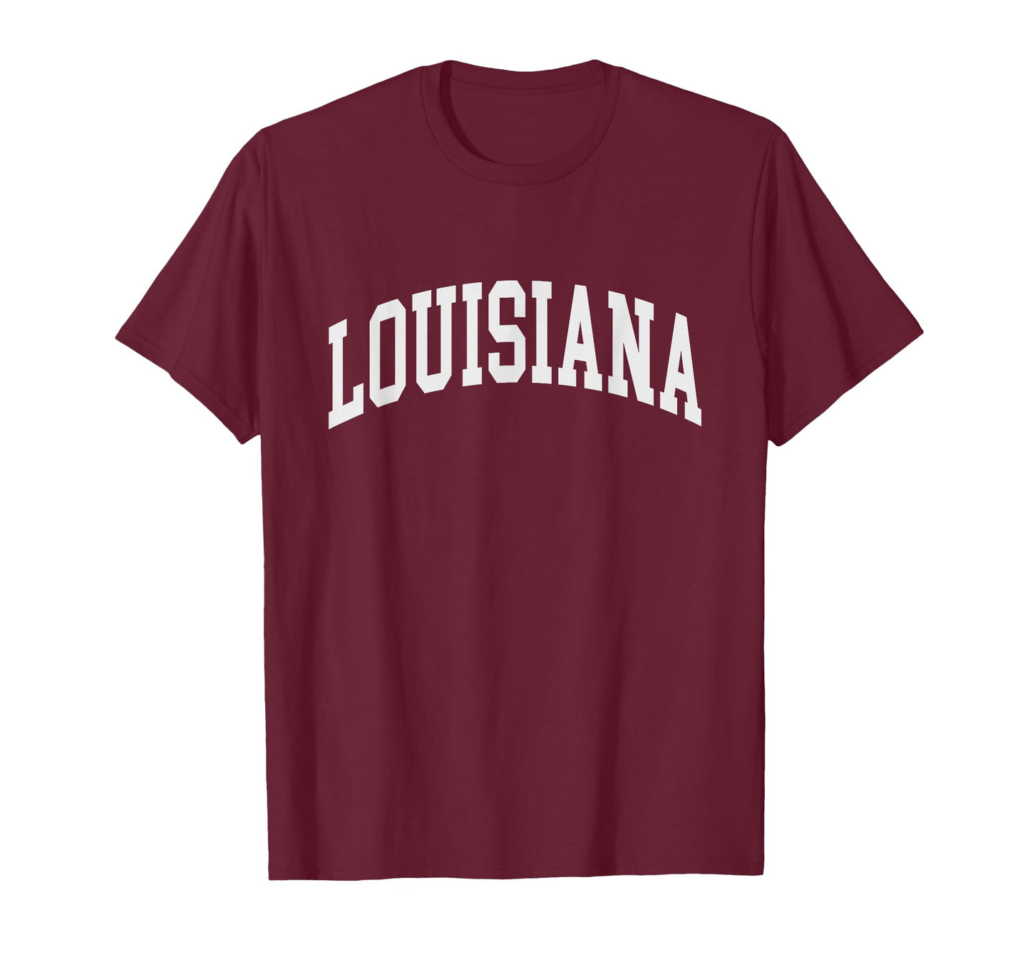 Graphic Apparel Co. - Louisiana - Modern Classic - Black - Small - Crew Neck - Short Sleeve - Unisex-Adults - Cotton 100% - Printed T-Shirt
