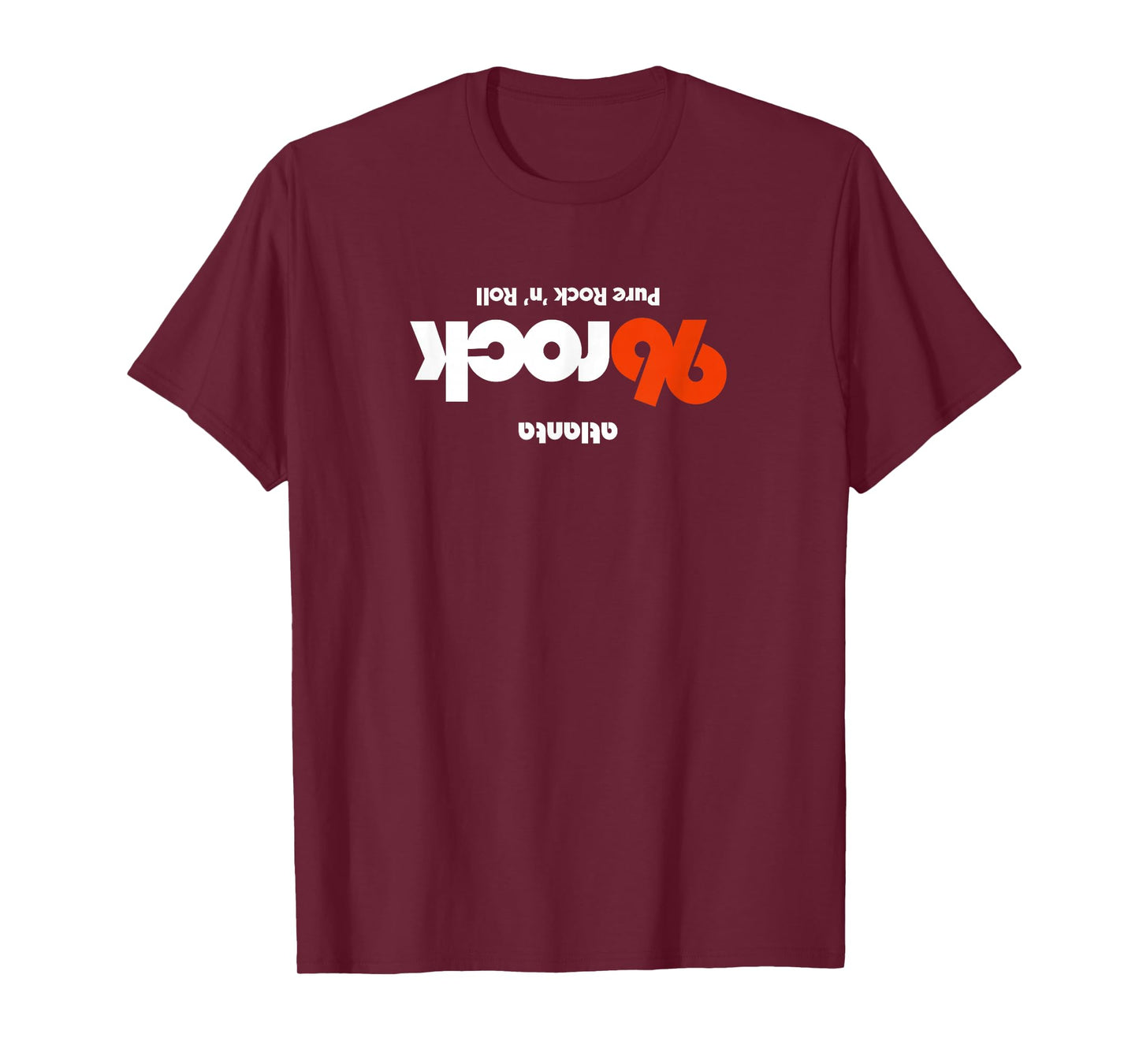 96 Rock Atlanta Upside Down Dark T-Shirt