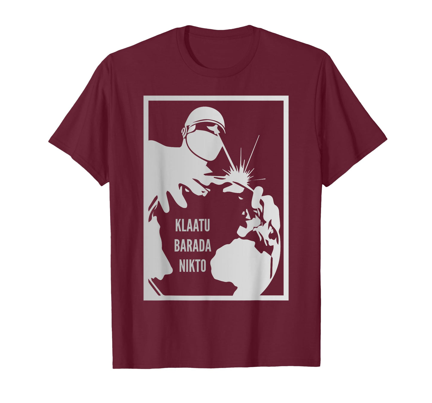 Klaatu Barada Nikto Gort Robot SiFi T-Shirt
