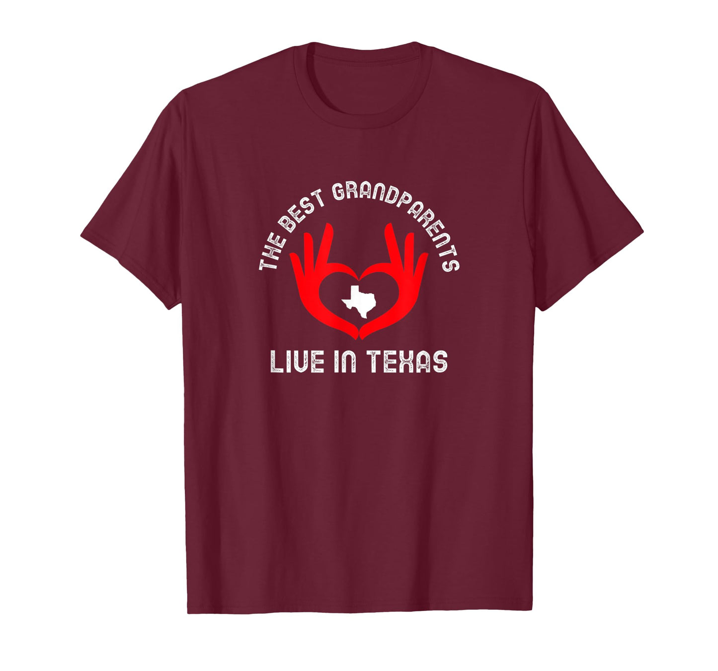 The Best Grandparents Live In Texas Grandparent Gift T-Shirt