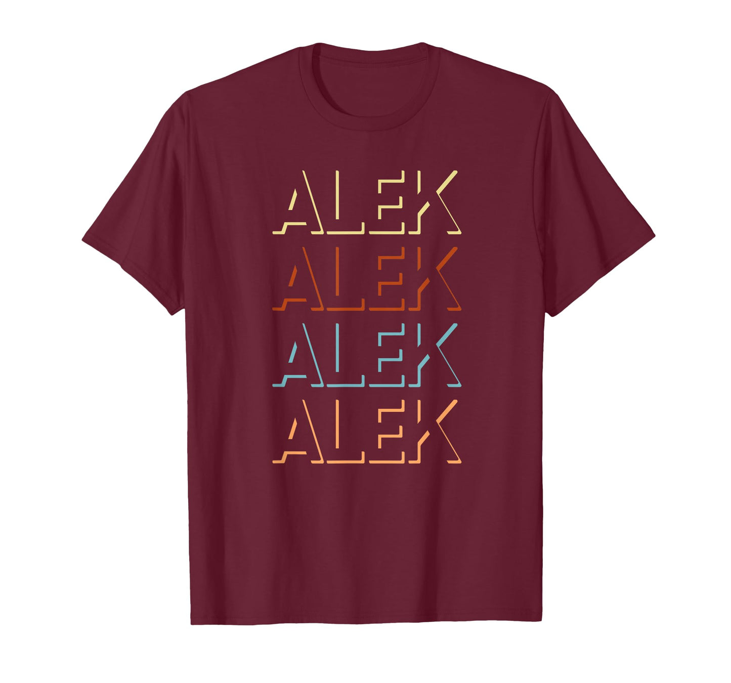 Alek First Name Tshirt My Personalized Tee Named T-Shirt