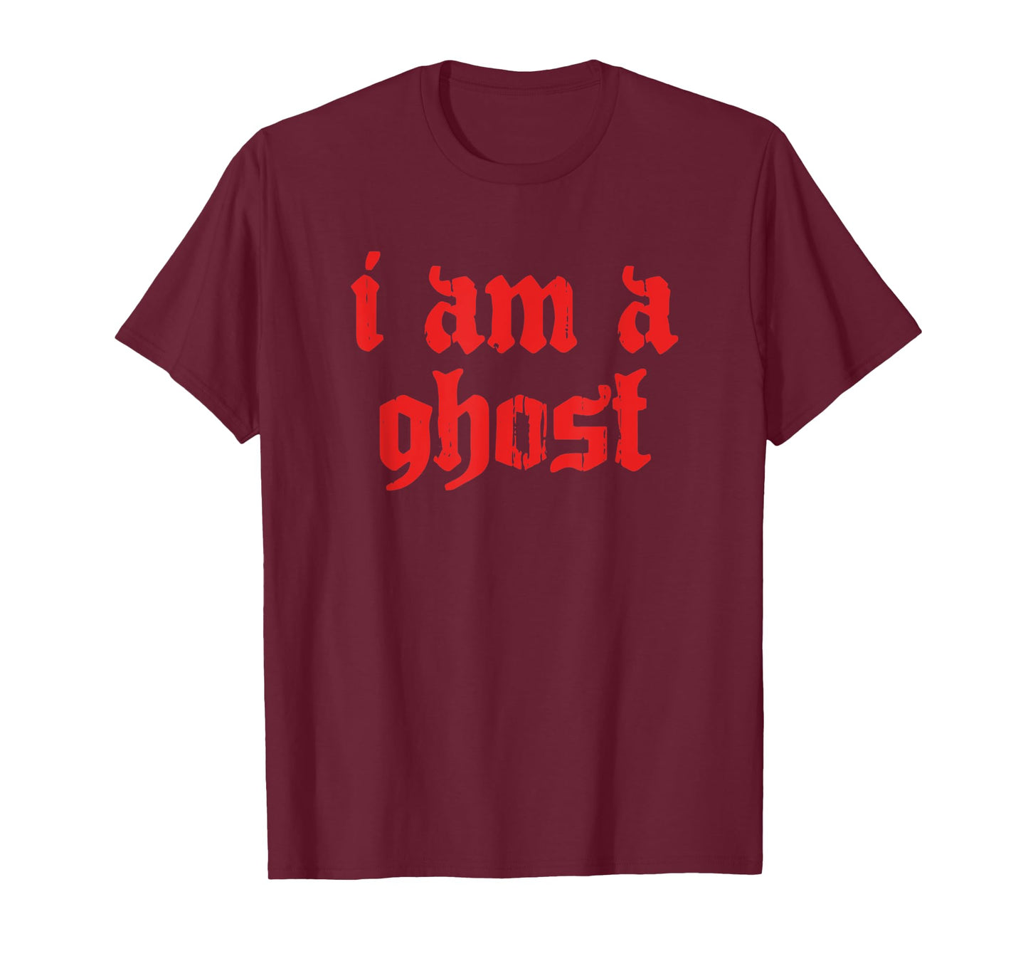 Soft Grunge I Am A Ghost Halloween T-Shirt
