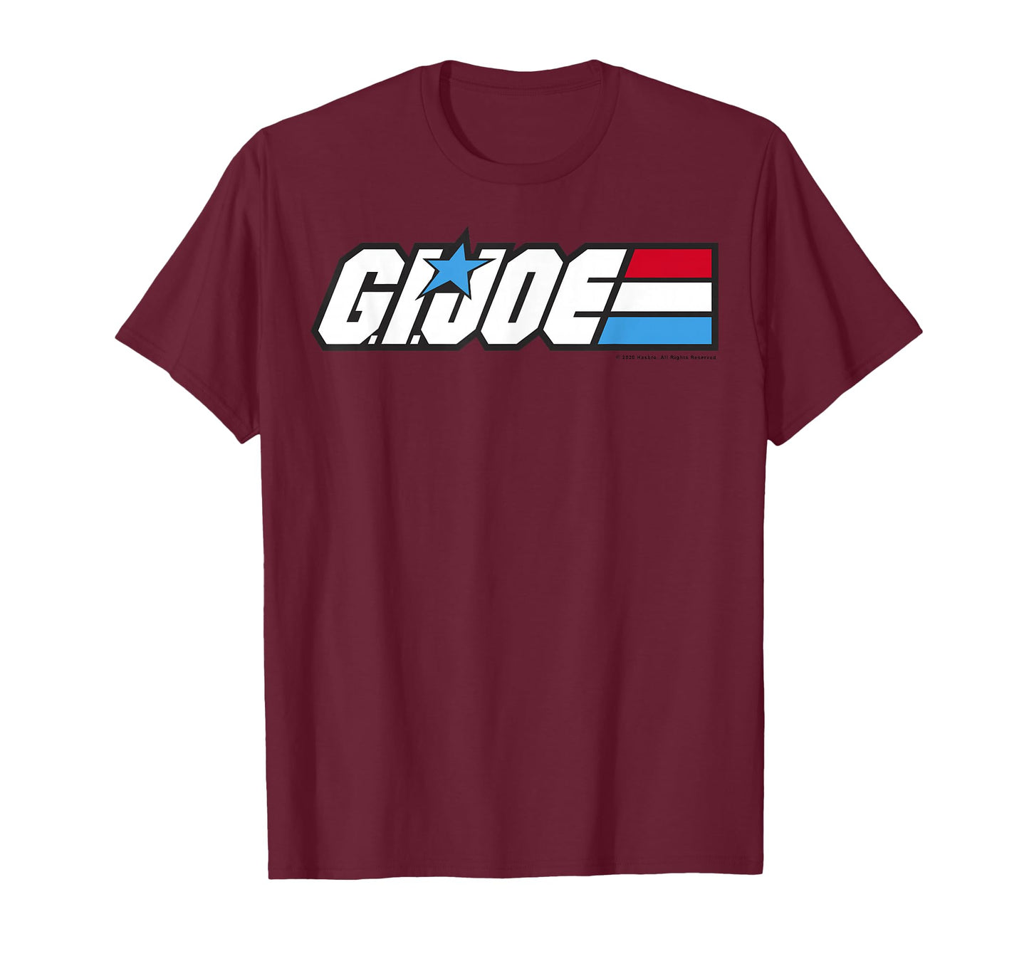 G.I. Joe American Hero Red White & Blue Simple Logo T-Shirt