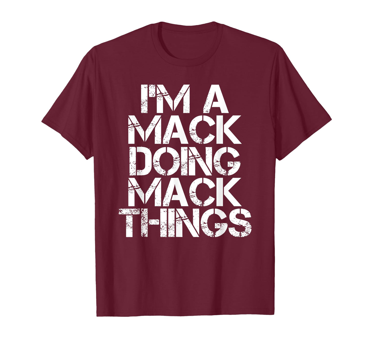 MACK Funny Surname Family Tree Birthday Reunion Gift Idea T-Shirt