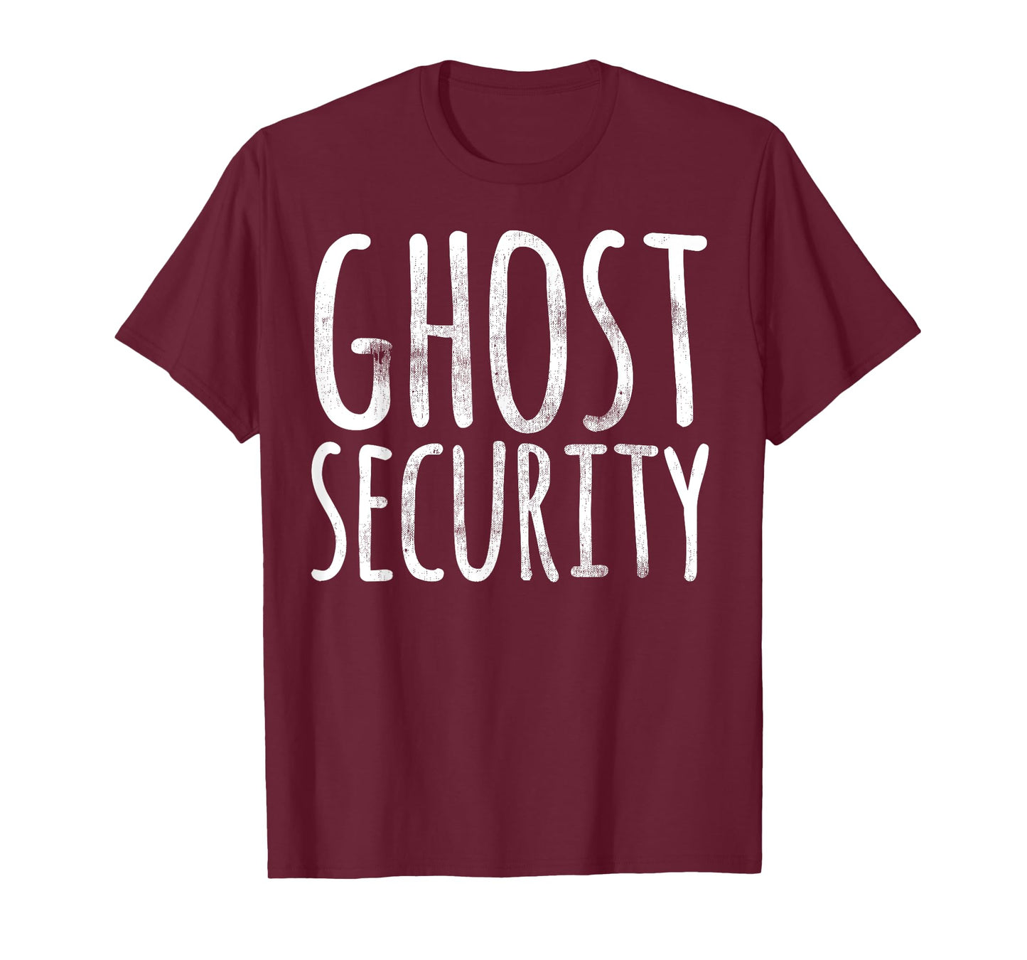 Funny Easy Lazy Halloween GHOST SECURITY Parent T Shirt Dad T-Shirt