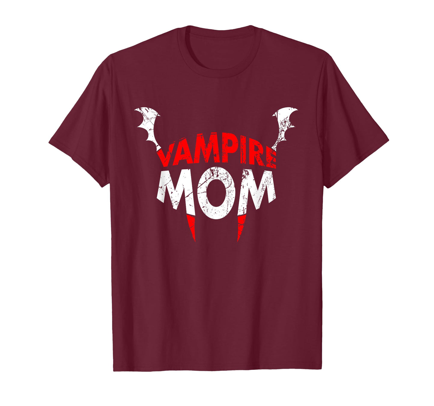 Womens Funny Vampire Mom Halloween Party Costume T-Shirt