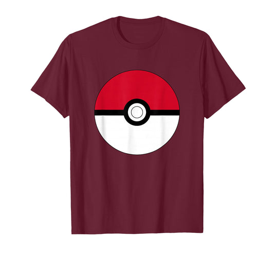 Pokémon Poké Ball Vintage Classic Red & White Logo T-Shirt