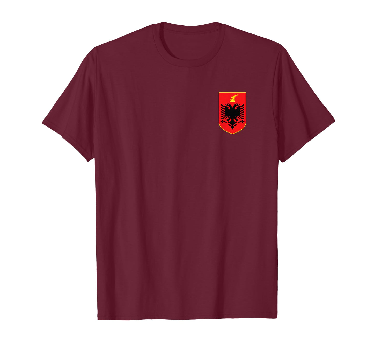 Albania Flag Shirt Red & Black Albanian Eagle T-Shirt
