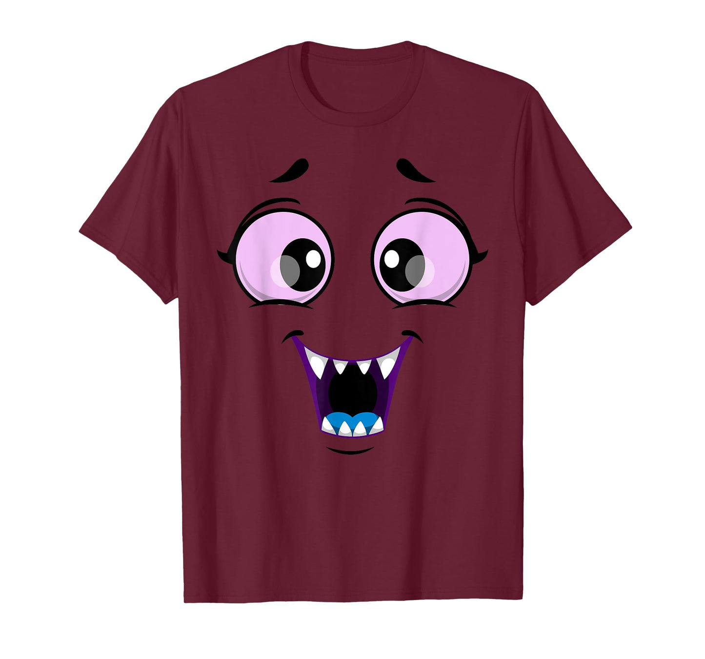 Cute Monster Face Halloween Funny Halloween Kids Adults T-Shirt