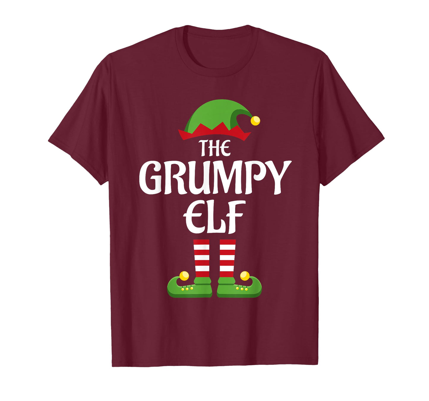 Grumpy Elf Family Matching Group Christmas T-Shirt