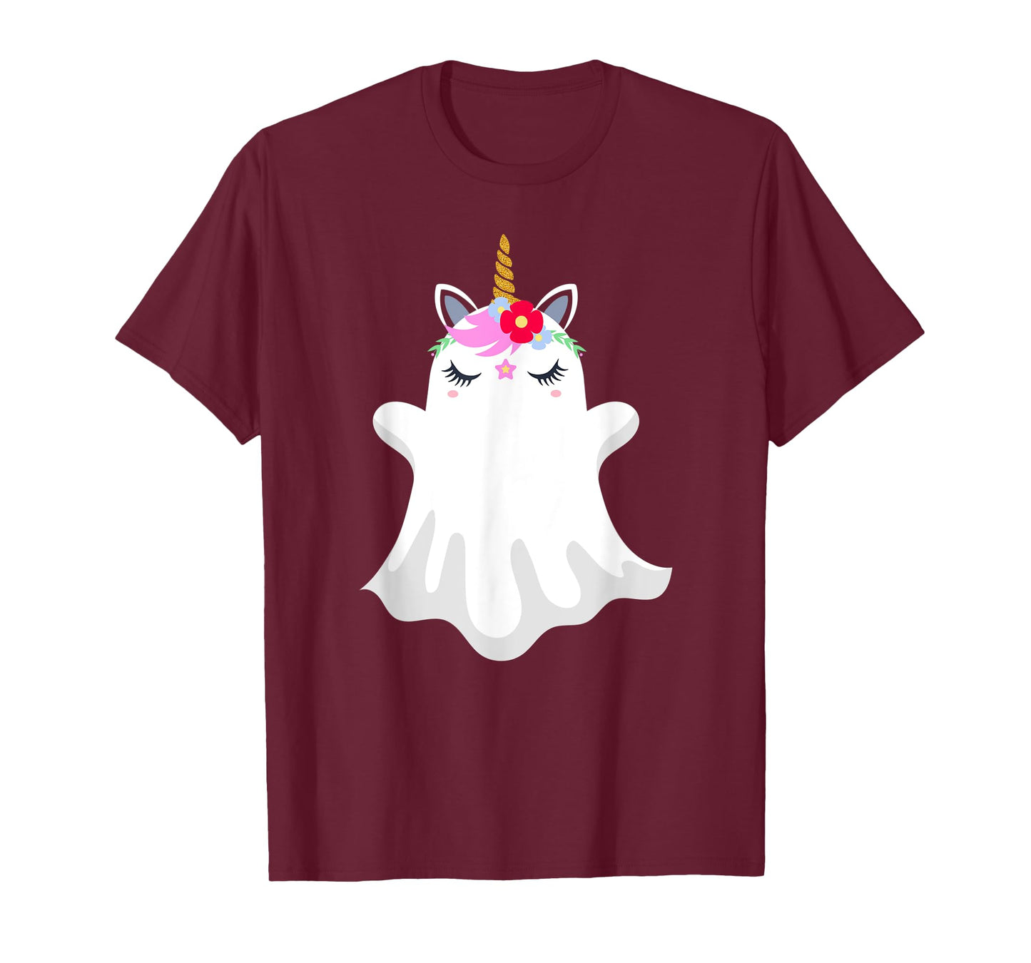 Ghost Boonicorn Cool Cute Unicorn Halloween Costume for Girl T-Shirt