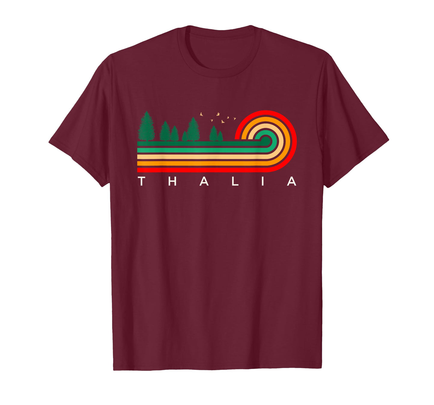 Evergreen Vintage Stripes Thalia, Texas T-Shirt