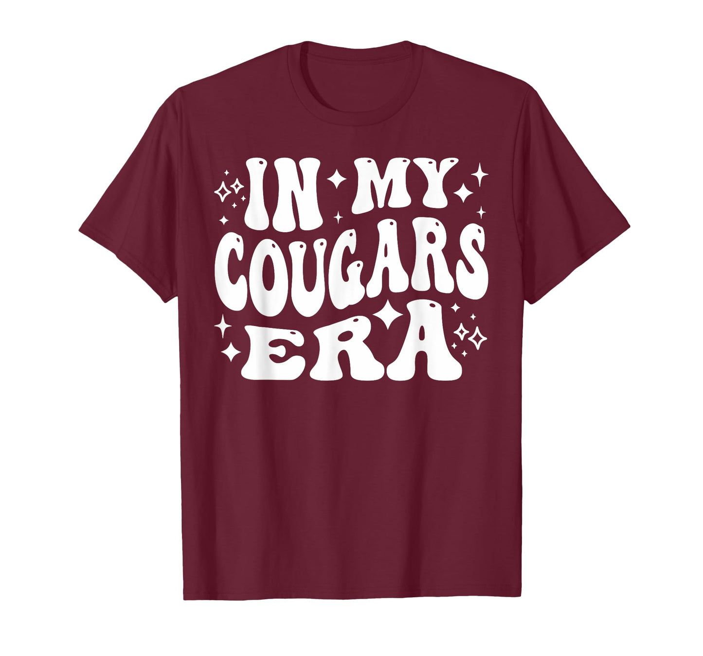 In My Cougars Era Sports Team Fan School Spirit Pride T-Shirt