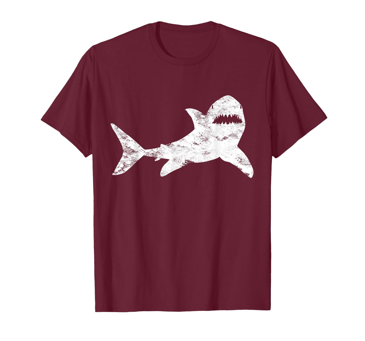 Shark Distressed Cool Vintage T-shirt Shark Bite Tee T-Shirt