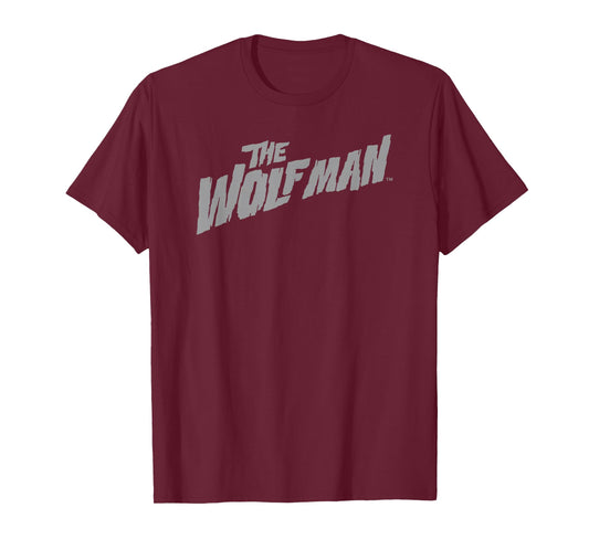 The Wolf Man Original with Grey Font T-Shirt