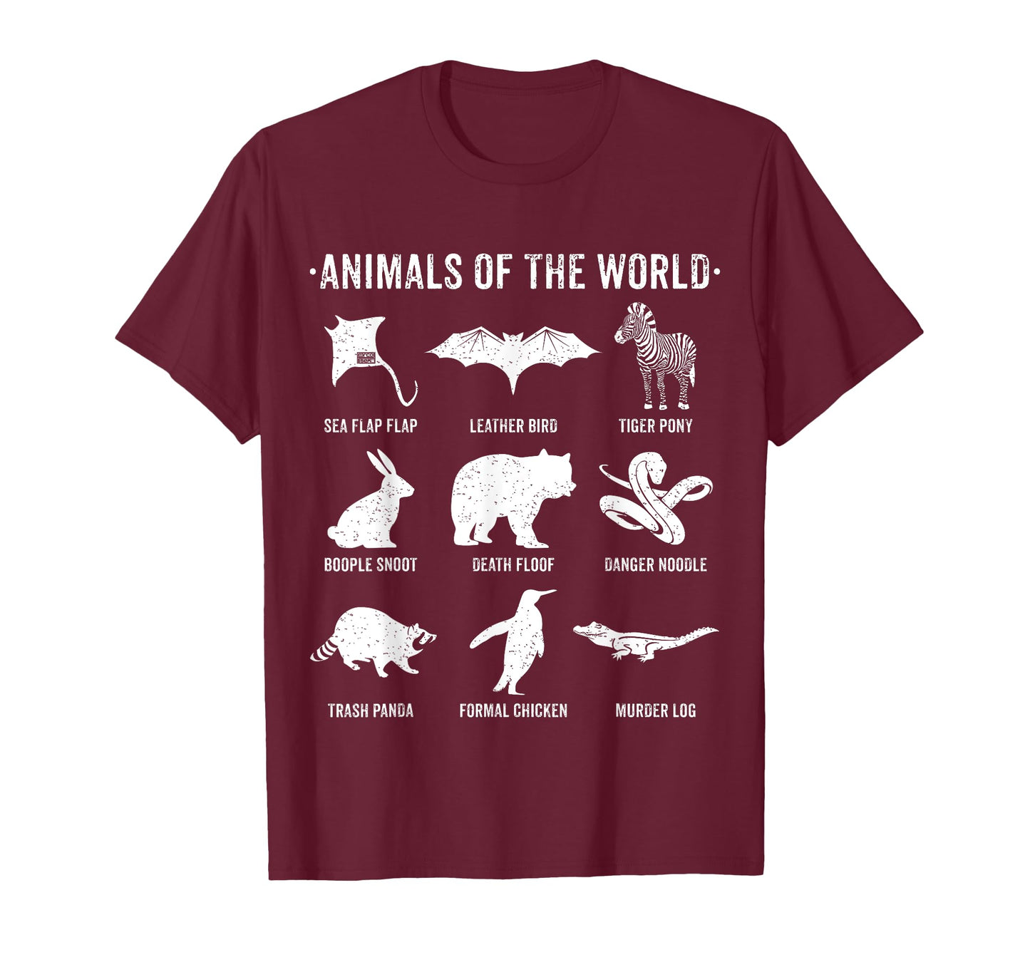 SIMPLE VINTAGE HUMOR FUNNY RARE ANIMALS OF THE WORLD T-SHIRT T-Shirt