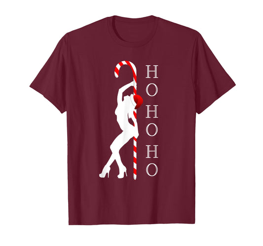 "Naughty Stripper HoHoHo" Funny Ugly Christmas Sweater Party