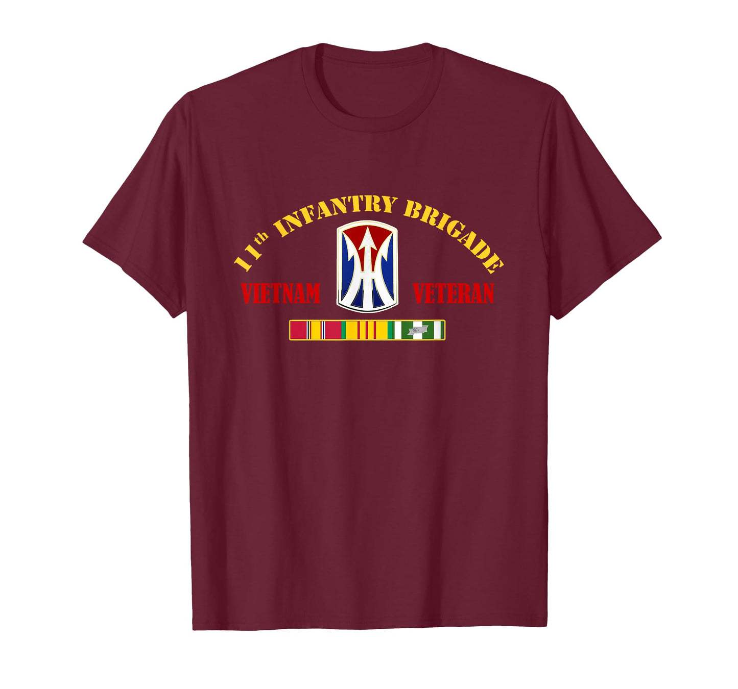 11th Infantry Brigade Vietnam Veteran Veterans Day Papa Xmas T-Shirt